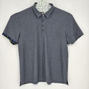 William Murray Shirt‎ Mens XXL Polo Gray Golf Casual Preppy Short Sleeve